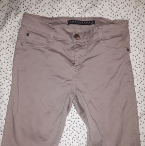 Pale pink jeans